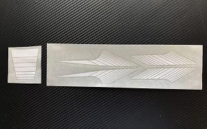 RC4WD Classic Stripes for 1985 4Runner Sheet (White)
