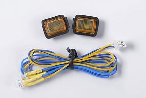 Turn Signal LED Light Set for Tamiya CC01 Jeep Wrangler (Detailed)