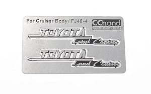 Side Metal Emblems for RC4WD Cruiser Body (Side B)