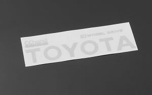 Metal Rear Emblem for RC4WD 1982 Toyota Pickup/Mojave II (White)