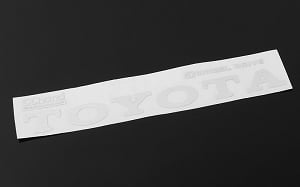 Metal Vintage Rear Emblem for RC4WD 1982 Toyota Pickup/Mojave II (White)