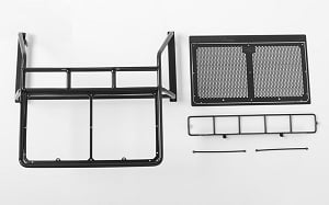 Roof Rack, Rollbar, Light Bar Combo for RC4WD Chevy Blazer Body (Black)