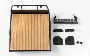 Wood Flatbed w/Mudflaps for Mojave II Four Door Body Set
