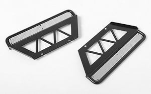 Trifecta Side Sliders for Land Cruiser LC70 Body (Black)