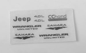 Emblem Set for 1/18 Gelande II RTR w/Black Rock Body