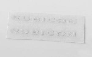 Front Hood Logo for 1/18 Gelande II RTR W/Black Rock Body (White)