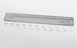 Rear Bumper Diamond Plates for Axial SCX10 II 1969 Chevrolet Blazer