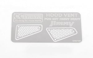 Side Metal Hood Vents for MST 1/10 CMX w/ Jimny J3 Body