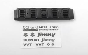 Front Grille for MST 1/10 CMX w/ Jimny J3 Body w/ Front Metal Decals
