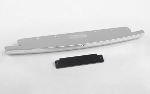 Slick Metal Front Bumper for JS Scale 1/10 Range Rover Classic Body (Silver)