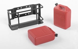 1/10 Dual Portable Jerry Cans w/ Mount