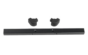 Classic Front Bumper for RC4WD Gelande II 2015 Land Rover Defender D90 (Black)