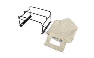 Steel Tube Bed Cage w/ Soft Top for RC4WD Gelande II 2015 Land Rover Defender D90 (Pick-Up) (Tan)
