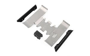 Rough Stuff Skid Plate W/ Side Sliders and Switch Box for MST 4WD Off-Road Car Kit W/ J4 Jimny Body