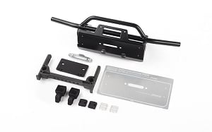 Steel Tube Front Bumper W/ Flood Lights for MST 4WD Off-Road Car Kit W/ J4 Jimny Body