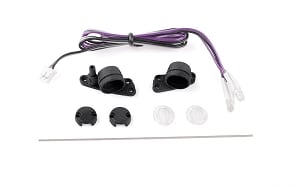 LED A Pillar Front Light and Antenna for Traxxas TRX-4 2021 Bronco