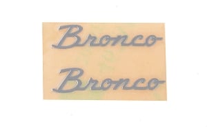 Body Decals for Traxxas TRX-4 2021 Ford Bronco (Silver)
