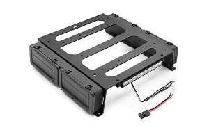 Rear Bed Rack And Tool Box W/ Light Bar for Vanquish VS4-10 Phoenix