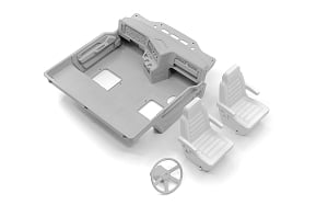 Detailed Interior for Traxxas TRX-6 Ultimate RC Hauler