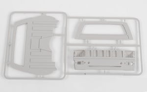 RC4WD Mojave II Cab Back Panels and Grill Parts Tree (Primer Gray)