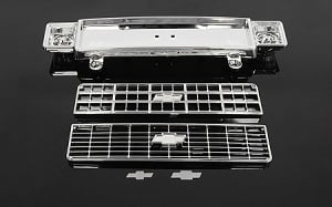 RC4WD Chevrolet Blazer and K10 Chrome Front Grill w/Optional Inserts