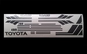 RC4WD Clean Stripes for 1982 Toyota Pickup/Mojave II Decal Sheet (Black)