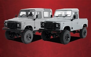 RC4WD Gelande II Kit w/ 2015 Land Rover Defender D90 Hard Body Set