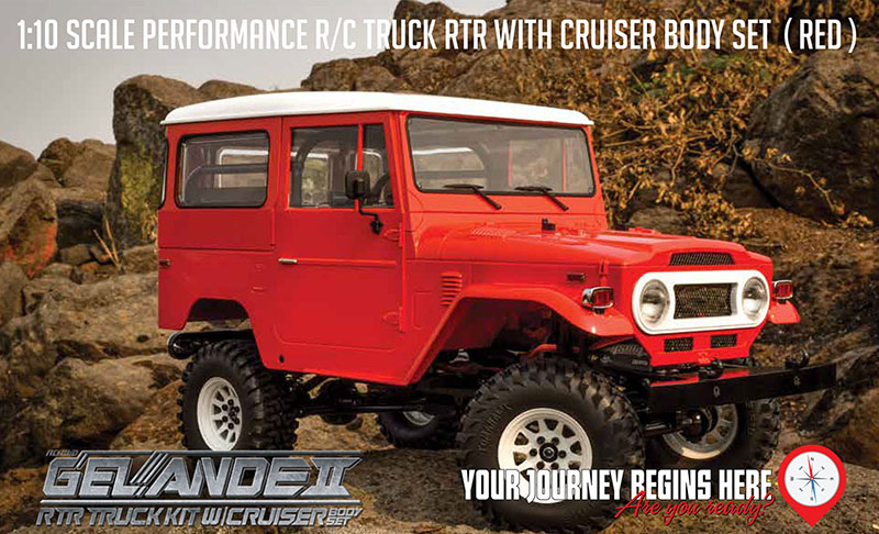Gelande II RTR w/ Cruiser Hard Body Set