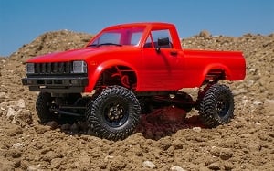 RC4WD 1/24 Trail Finder 2 RTR W/ Mojave II Hard Body Set (Red)