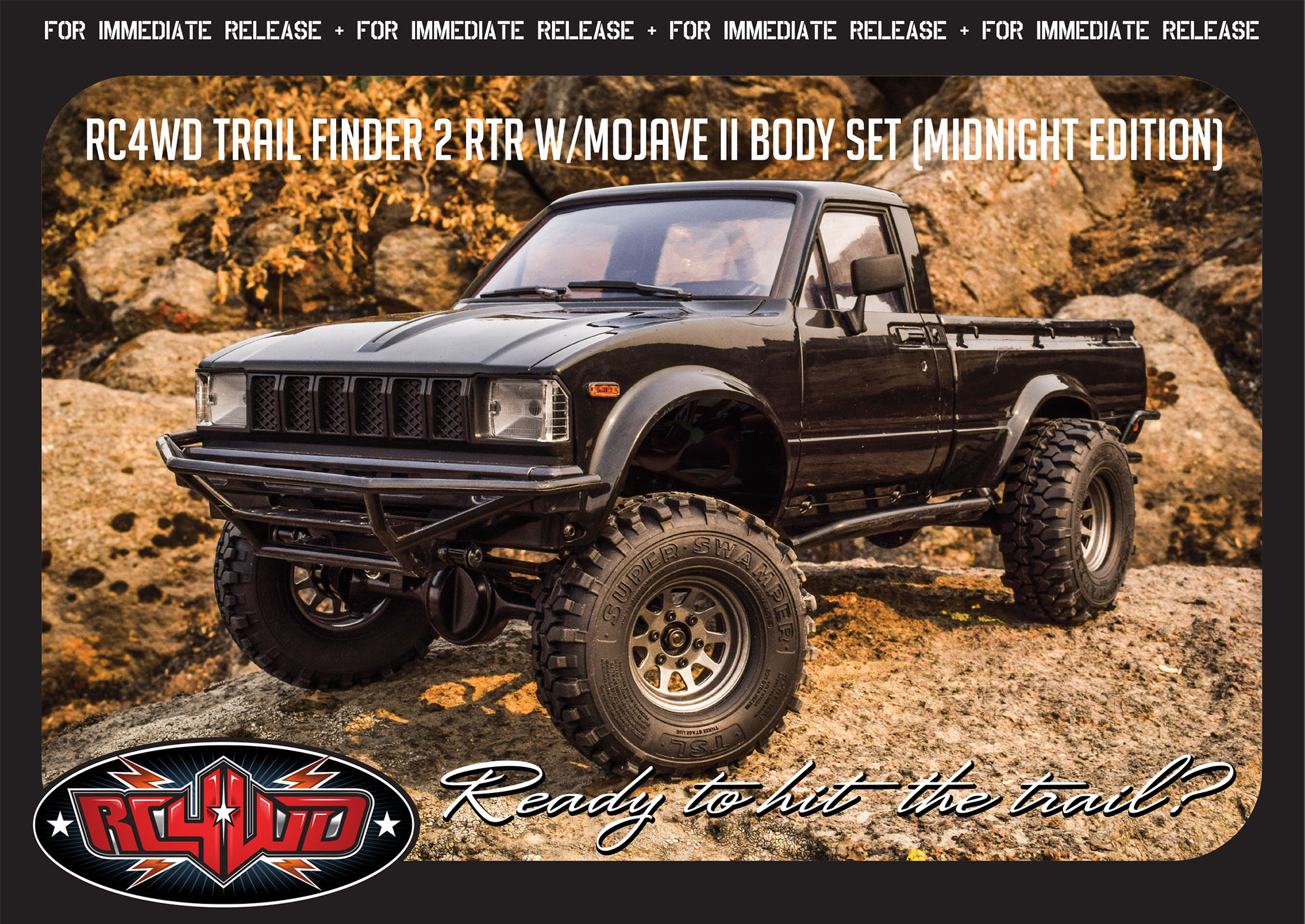 RC4WD Trail Finder 2 RTR w/Mojave II Body Set (Midnight Edition)