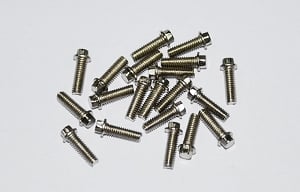RC4WD Miniature Scale Hex Bolts (M2.5 x 8mm) (Silver)