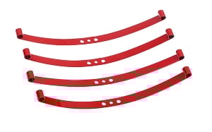 Red Super Soft Flex Leaf Springs (4)