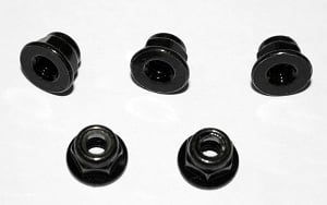 M4 Flanged Lock Nut (Black)