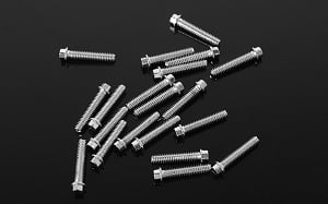 RC4WD Miniature Scale Hex Bolts (M2 x 10mm) (Silver)