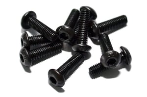 Steel Button Head Cap Screws M3 x 10mm (10)