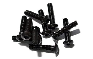 Steel Button Head Cap Screws M3 x 14mm (10)