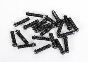 RC4WD Miniature Scale Hex Bolts (M3x12mm) (Black)