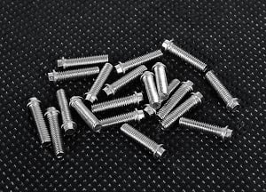 RC4WD Miniature Scale Hex Bolts (M3x12mm) (Silver)