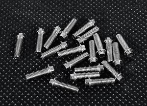 RC4WD Miniature Scale Hex Bolts (M3x10mm) (Silver)