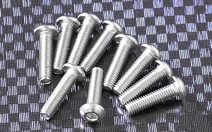Button Head Cap Screws M3 x 12mm (10)