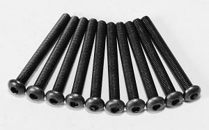 Steel Button Head Cap Screws M3 x 25mm (10)