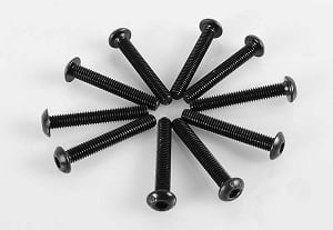 Steel Button Head Cap Screws M3 x 20mm (10)