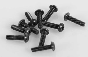 Steel Button Head Cap Screws M2.5 x 10mm (10)