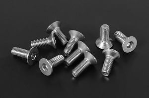 Flat Head Socket Cap Screw M3 x 8mm (10)
