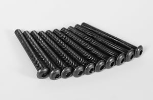 Steel Button Head Cap Screws M3 x 28mm (10)