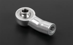 M3 Bent Aluminum Axial Style Rod End (Silver) (10)