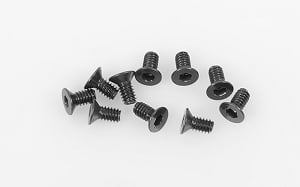 Steel Flat Head Cap Screw M2 X 4mm (10)
