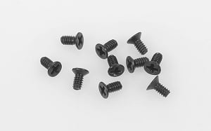 Steel Flat Head Cap Screw M1.4 X 3mm (10)