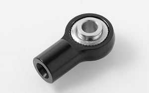 M3 Short Straight Aluminum Rod Ends (Black) (10)