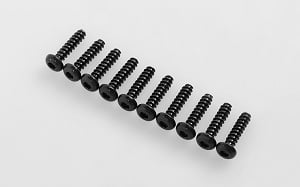 Button Head Self Tapping Screws M3 X 12mm (Black)